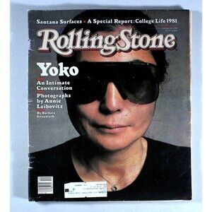 Rolling Stone Magazine No. 353 • Yoko Ono • Oct 1981 • Santana